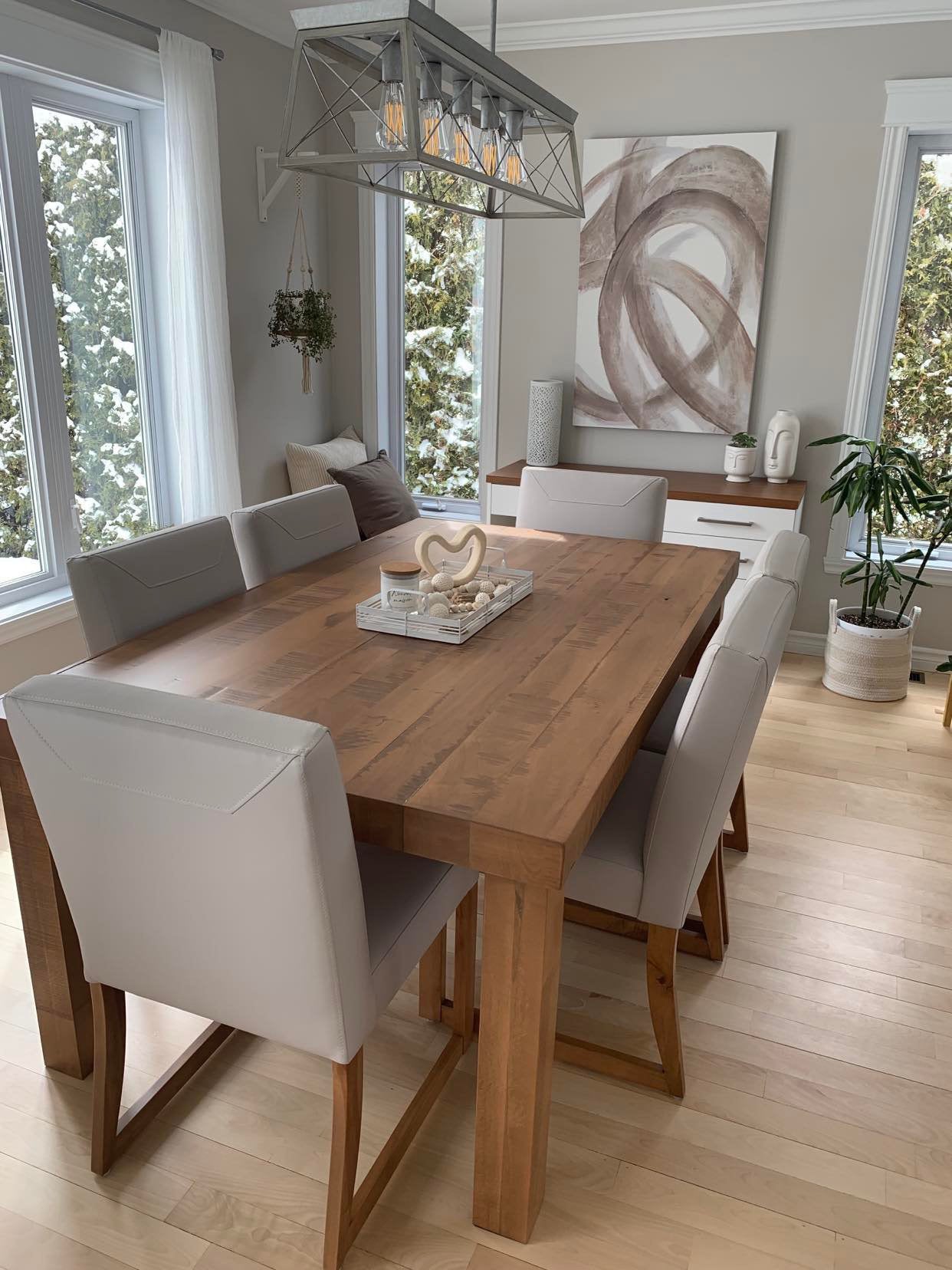 Table de salle à manger Yamaska en bois massif