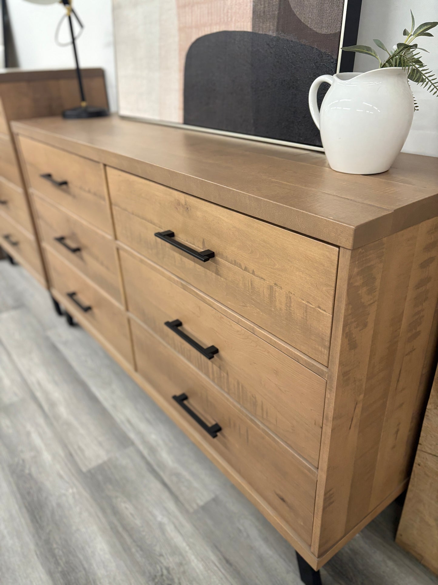 Bureau double Magog 6 tiroirs