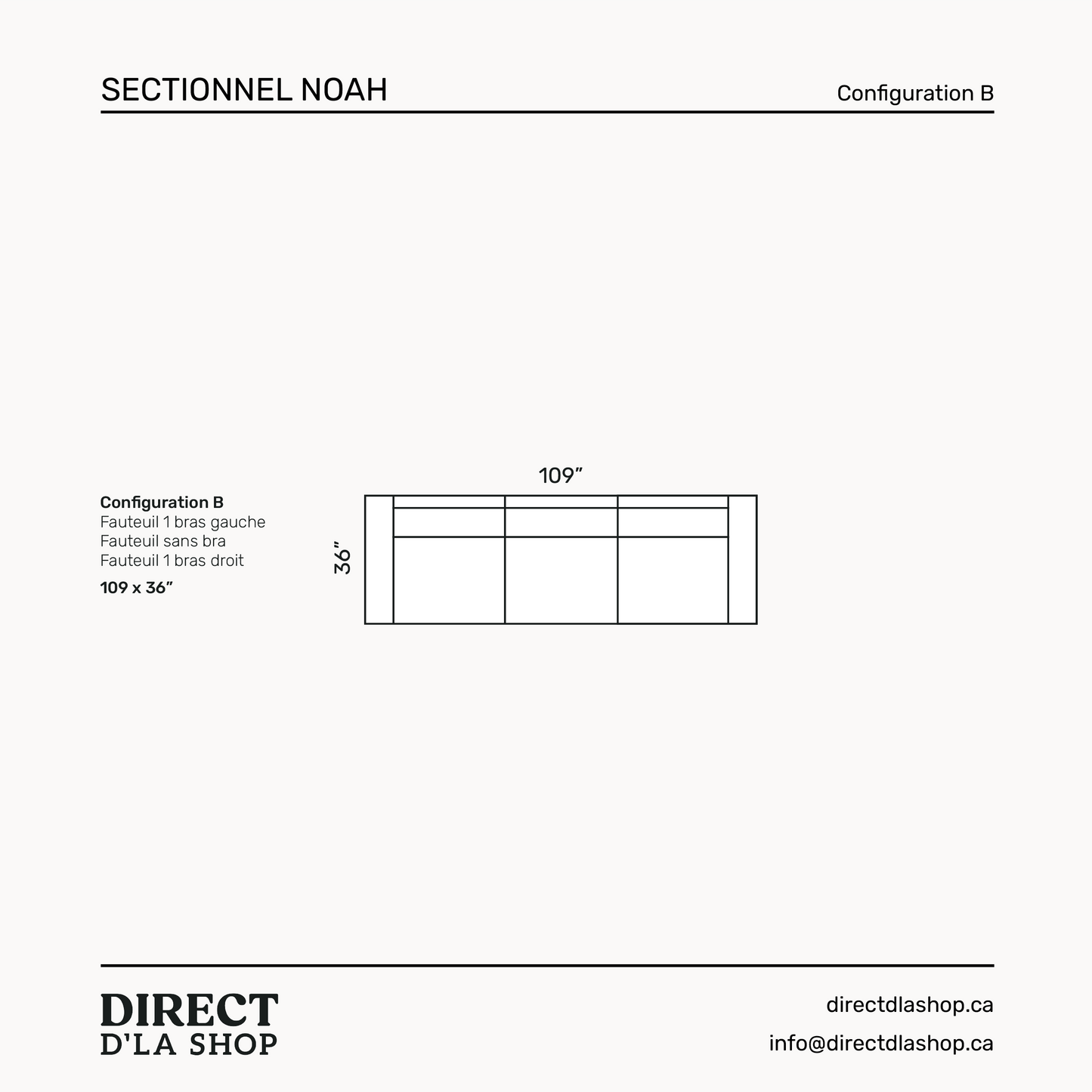 Sectionnel Noah