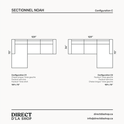 Sectionnel Noah
