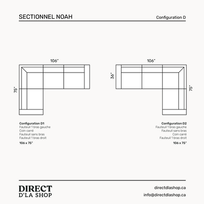 Sectionnel Noah