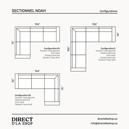Sectionnel Noah