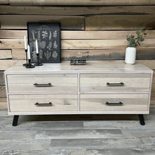 Bureau double Magog 4 tiroirs en bois massif