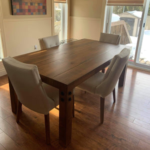 Table de salle à manger Yamaska en bois massif